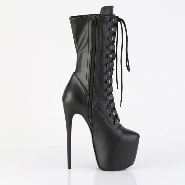 JUBILANT-1048 Plateau Stiefeletten Schwarz Matt von Pleaser – Ansicht 5