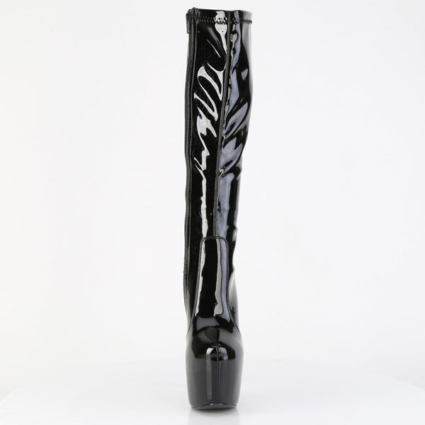 JUBILANT-2000 Plateau Stiefel Schwarz Lack von Pleaser – Ansicht 2