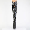 JUBILANT-3012 Plateau Stiefel Schwarz Lack von Pleaser – Ansicht 4