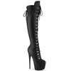 JUBILANT-3012 Plateau Stiefel Schwarz Matt von Pleaser
