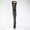 JUBILANT-4012 Overkneestiefel Plateauschuhe Schwarz von Pleaser – Ansicht 4