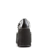 KERA-08 Plateau Schuh schwarz matt Mary Janes von DemoniaCult – Ansicht 4