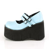 KERA-08 Plateau Schuh blau Mary Janes von DemoniaCult – Ansicht 3