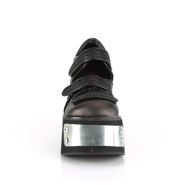KERA-13 Plateau Schuhe Schwarz Braun von DemoniaCult – Ansicht 2