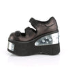KERA-13 Plateau Schuhe Schwarz Braun von DemoniaCult – Ansicht 3