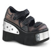 KERA-13 Plateau Schuhe Schwarz Braun von DemoniaCult