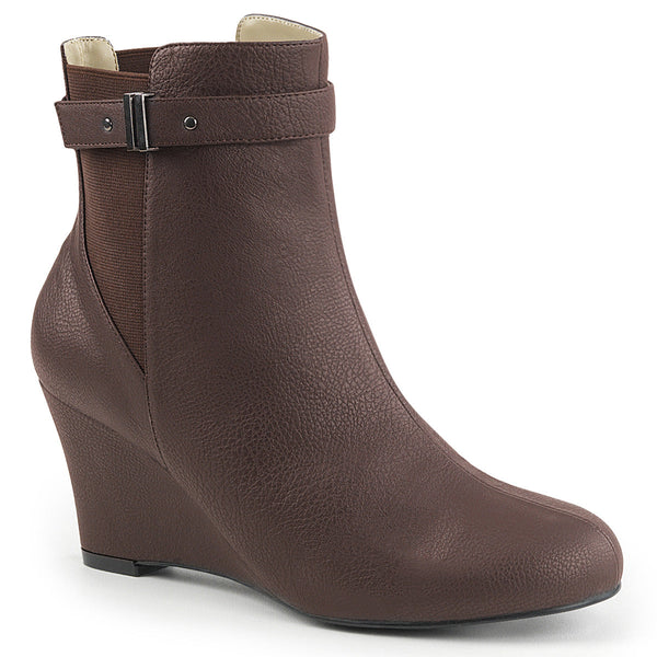KIMBERLY-102 Stiefeletten Braun von Pleaser Pink Label