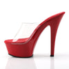 KISS-201 Sandalette Plateauschuhe Rot von Pleaser – Ansicht 3
