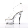 KISS-206 Plateau Sandaletten klar von Pleaser – Ansicht 3