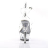 KISS-206 Plateau Sandaletten klar von Pleaser – Ansicht 4