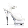 KISS-208VL Plateau Sandaletten transparent von Pleaser – Ansicht 5