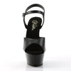 KISS-209 Plateau Sandaletten Schwarz von Pleaser – Ansicht 2