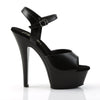 KISS-209 Plateau Sandaletten Schwarz von Pleaser – Ansicht 5
