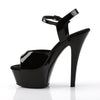 KISS-209 Plateau Sandaletten Lack Schwarz von Pleaser – Ansicht 3