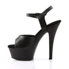 KISS-209 Plateau Sandaletten Matt Schwarz von Pleaser – Ansicht 3