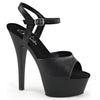 KISS-209 Plateau Sandaletten Matt Schwarz von Pleaser