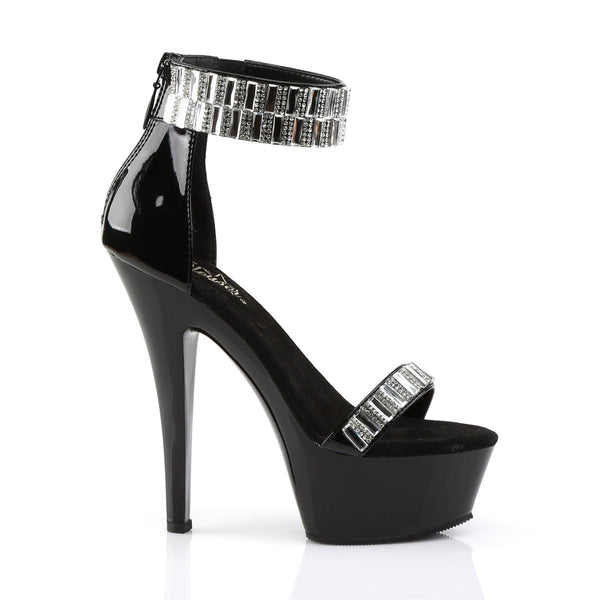 KISS-269RS Plateau Sandaletten schwarz von Pleaser – Ansicht 5
