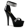 KISS-269RS Plateau Sandaletten schwarz von Pleaser