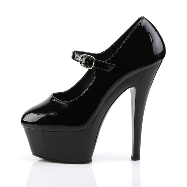 KISS-280 Plateau Pumps schwarz von Pleaser – Ansicht 3