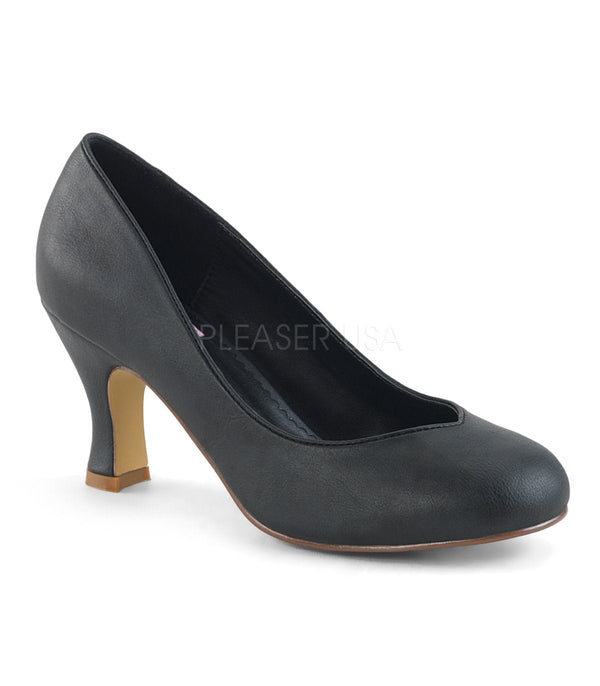 Kitten Heels FLAPPER-40 - Schwarz | Pin Up Couture