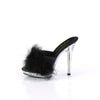 LIP-101-8 Plateau Pantoletten Schwarz/Transparent von Fabulicious – Ansicht 3