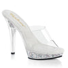LIP-101RSI Sandalette Transparent von Fabulicous