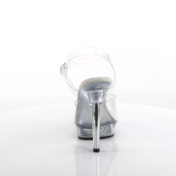 LIP-108 Plateau Sandaletten Transparent von Fabulicious – Ansicht 4