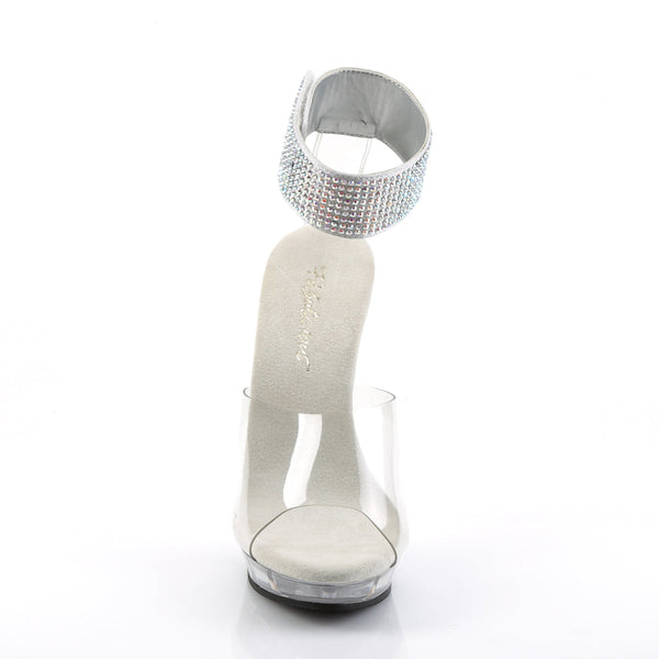 LIP-142 Plateau Sandaletten transparent von Fabulicious – Ansicht 2