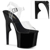 LOVETHORN-708 Sandalette Plateauschuhe Schwarz von Pleaser