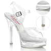 MAJESTY-508 Sandalette Transparent von Fabulicous