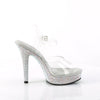 MAJESTY-508DM Plateau Sandaletten - Transparent von Fabulicious – Ansicht 5
