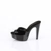 MARTINI-501 Plateau Pantoletten Schwarz Lack von Pleaser – Ansicht 3