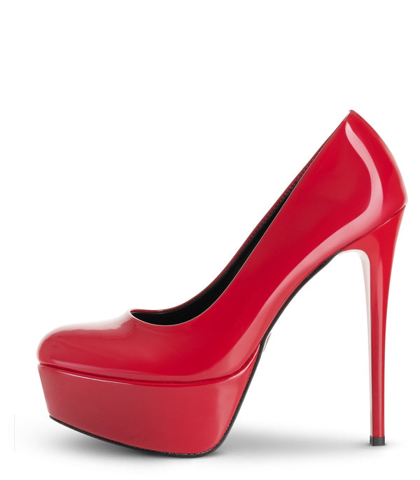 Michael Soul ARIA - Plateau Pumps rot lack SALE