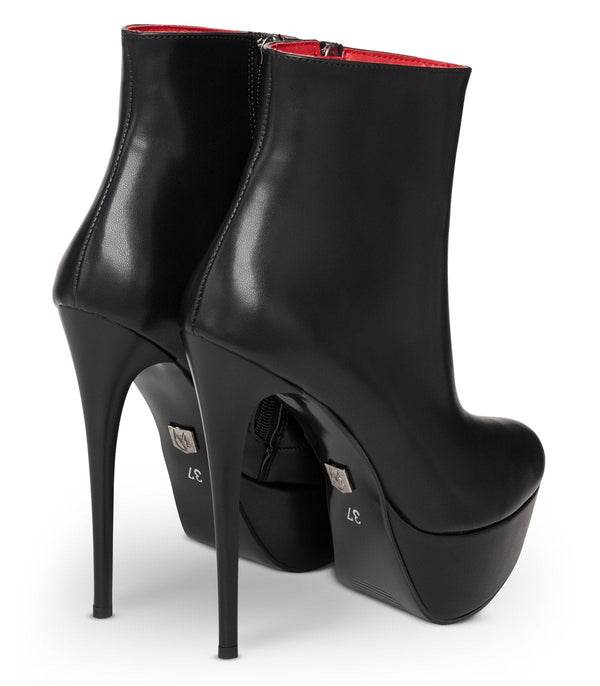 Michael Soul VALERIA - Plateau Stiefeletten schwarz matt SALE
