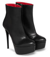 Michael Soul VALERIA - Plateau Stiefeletten schwarz matt SALE