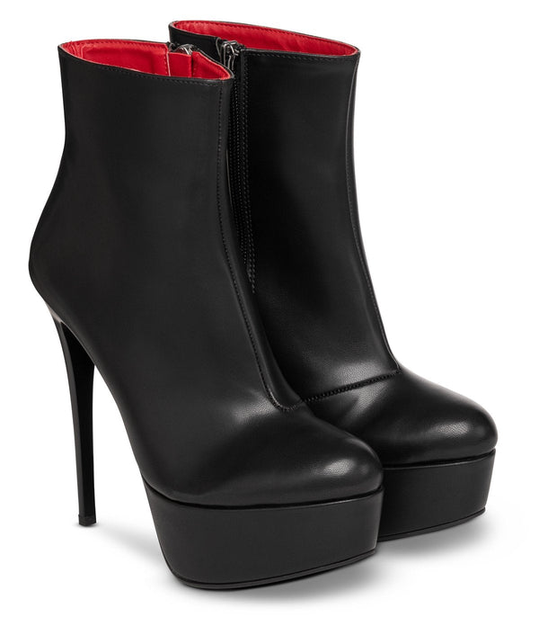 Michael Soul VALERIA - Plateau Stiefeletten schwarz matt SALE