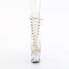 MOON-1021C-DIA - Plateau Stiefeletten - Transparent von Pleaser – Ansicht 2