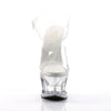 MOON-708 Plateau Sandaletten Transparent von Pleaser – Ansicht 2