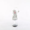 NAUGHTY-808 Plateau Sandaletten - Transparent von Pleaser – Ansicht 2