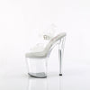 NAUGHTY-808 Plateau Sandaletten - Transparent von Pleaser – Ansicht 3