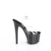 PASSION-708 - Plateau High Heel Sandaletten - Schwarz/Transparent von Pleaser – Ansicht 5