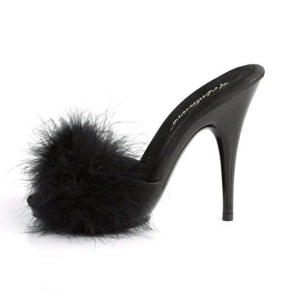 POISE-501F Pantoletten Schwarz von Fabulicious – Ansicht 3