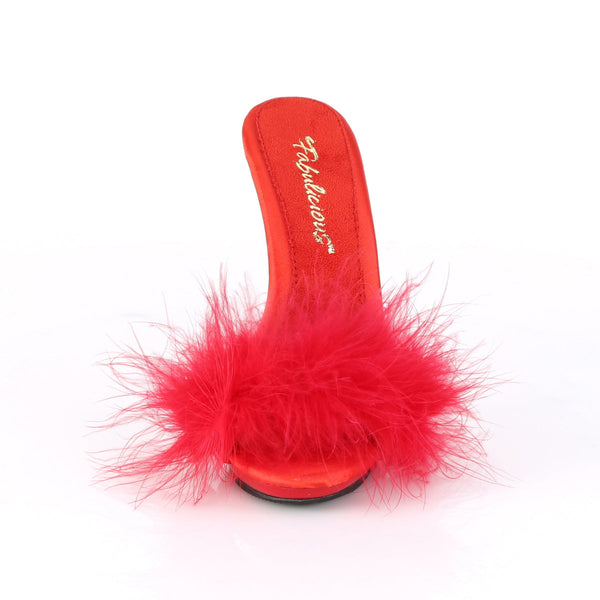 POISE-501F Pantoletten Rot von Fabulicious – Ansicht 2