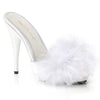 POISE-501F Pantoletten Weiß von Fabulicious