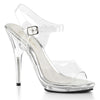 POISE-508 Sandaletten transparent von Fabulicious