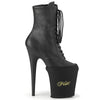 PSP Schuhschoner Schwarz Lycra im Sockenstil (1 Paar) von Pleaser