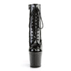 RADIANT-1020 Plateau Stiefeletten von Lack Schwarz | Pleaser – Ansicht 2