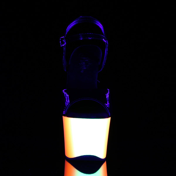 RAINBOW-309UV Plateau Sandaletten Mehrfarbig UV von Pleaser – Ansicht 2
