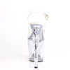 RAPTURE-808 Plateau Sandaletten Transparent Totenkopf von Pleaser – Ansicht 4