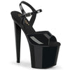 RAZZLE-809 Plateau Sandaletten Schwarz von Pleaser